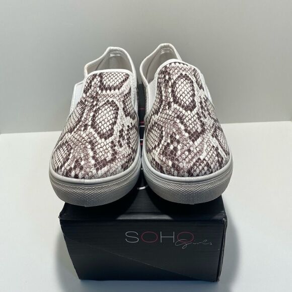 SOHO Girls Faux Snakeskin Embossed Slip Ons ~ Women’s Size 10 ~ Style Jerry-2 - Picture 6 of 9
